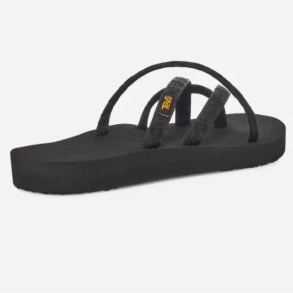 Teva Olowahu Black Flip Flops - Picture 2 of 11